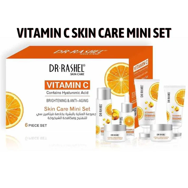 SET VITAMINA C 6 PASOS MINI LUMINOSIDAD Y ANTIEDAD DR RASHEL