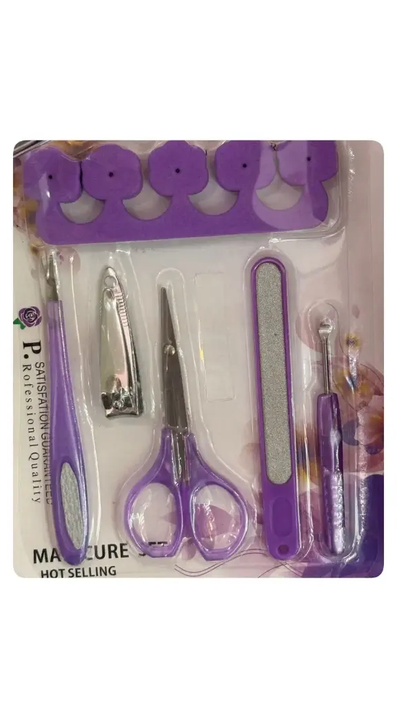 SET PARA MANICURA 6P ACCESORIOS