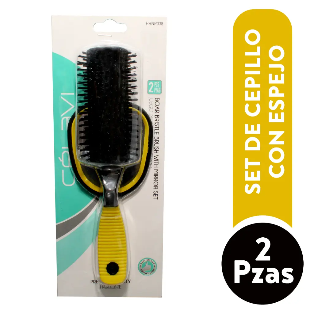 SET DE CEPILLO Y ESPEJO CELAVI