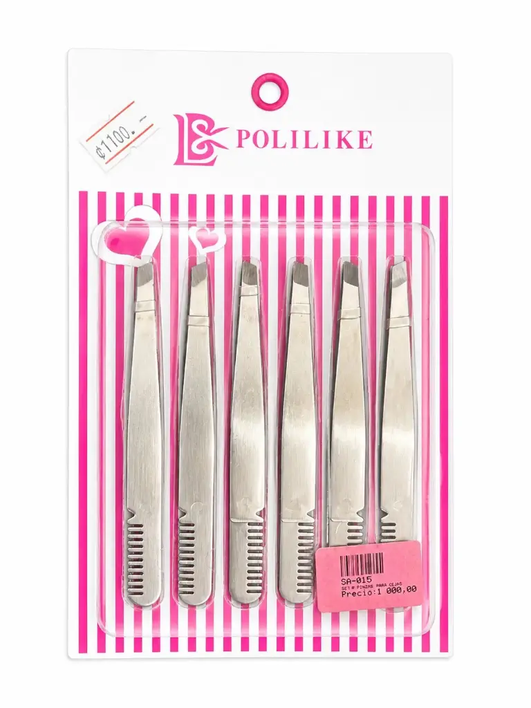 SET DE PINZAS PARA CEJAS 