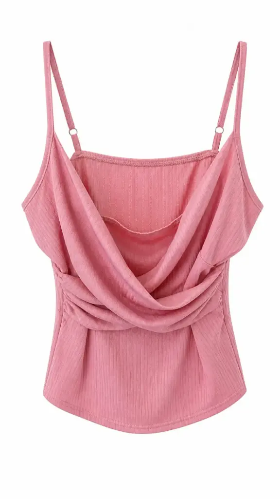 BLUSA MUJER ROSADA DE TIRANTES TALLA L 