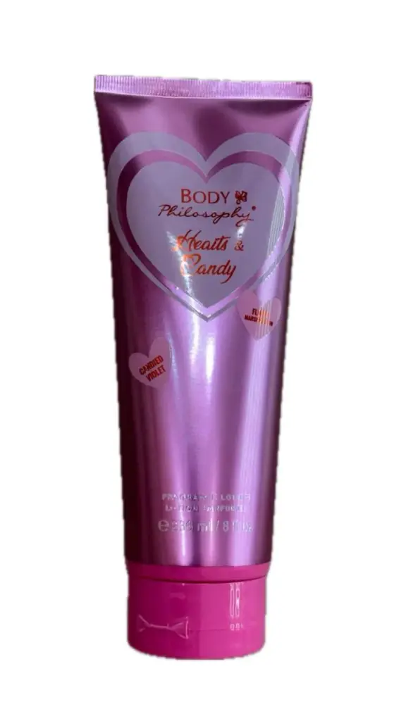 CREMA CORPORAL CON FRAGANCIA HEAITS & CANDY