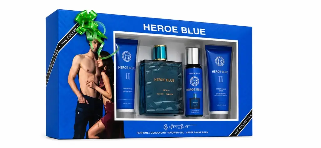SET 4 PCS HEROE BLUE