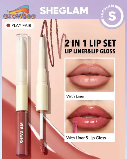 SHEGLAM DUO DE LAPIZ Y GLOSS PLAY FAIR