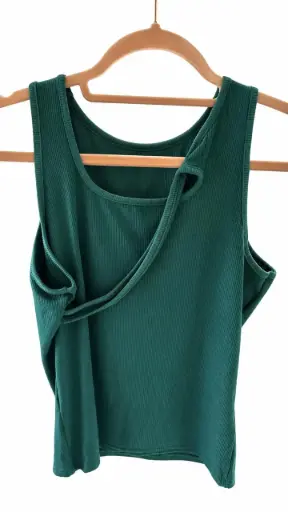 BLUSA VERDE TIRANTES TALLA L 