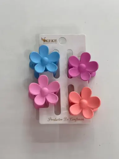 PRENSAS FLOR DE 4 PIEZAS 