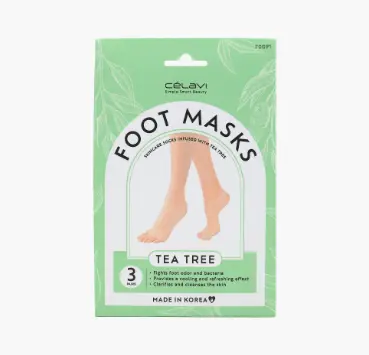 MASCARILLA PARA PIES EXFOLIANTE ARBOL DE TE 1 PAR
