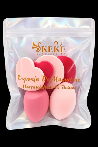 ESPONJA PARA MAQUILLAJE 6 PCS KEKE