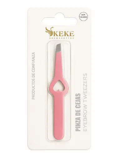 PINZAS PARA CEJAS DISEÑO CORAZON 